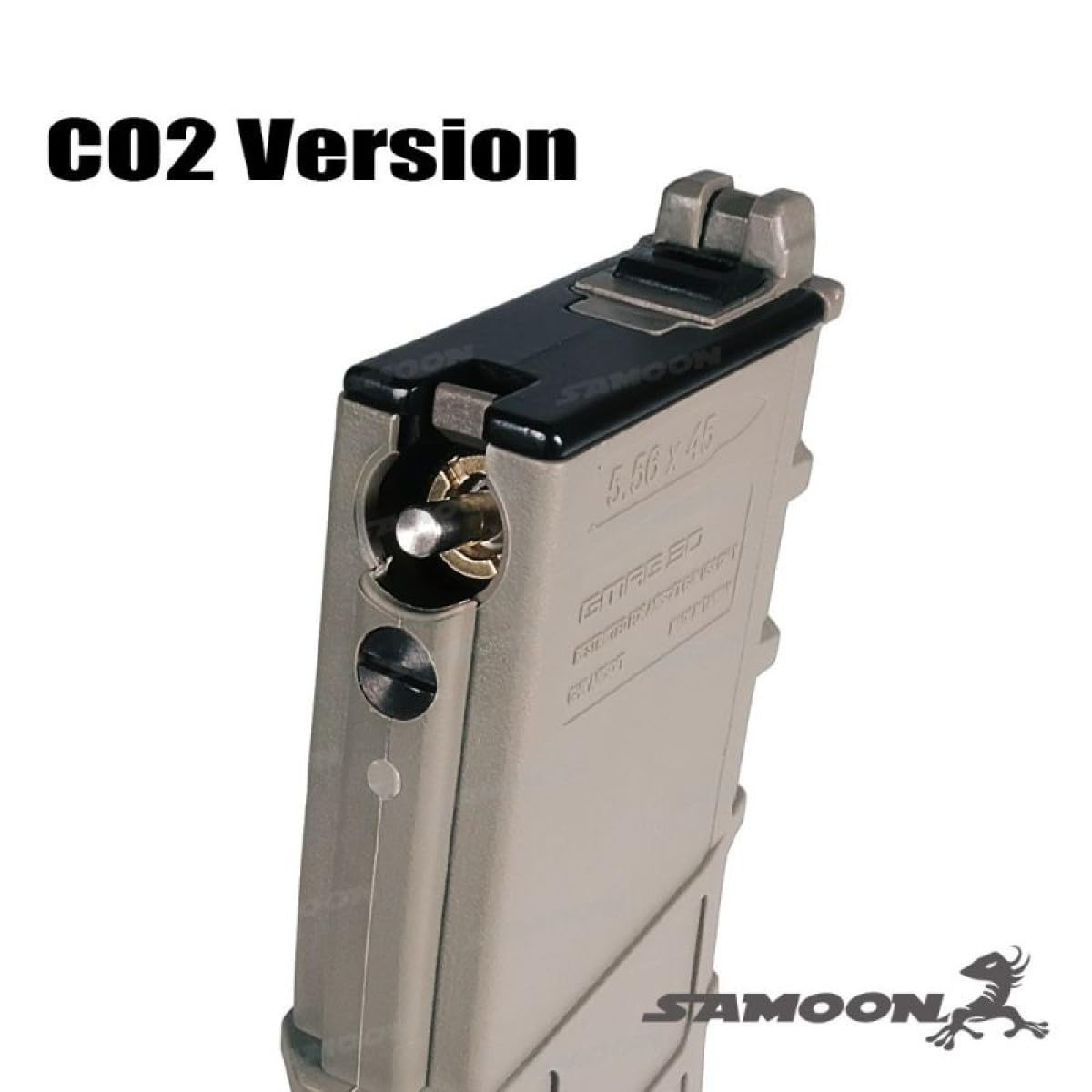 Amazon.co.jp: [GHK] CO2マガジン AR/M4用 GMAG 36連 NewVer TANカラー